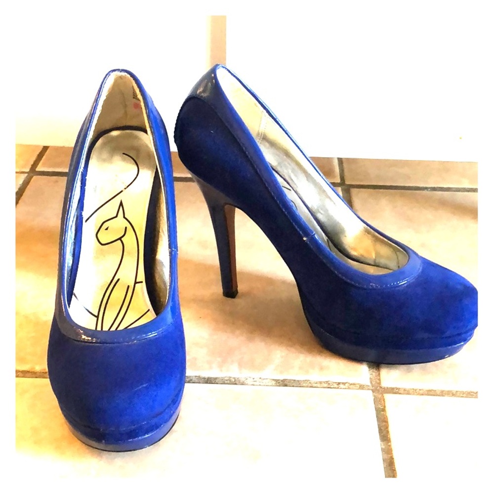 Baby Phat BLUE SUEDE SHOES 😍